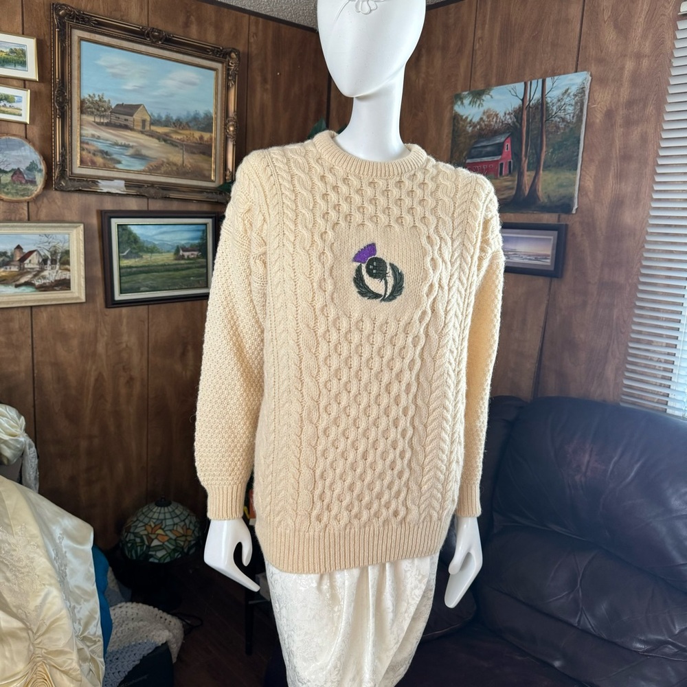 Made in Scotland Vintage Wool Sweater